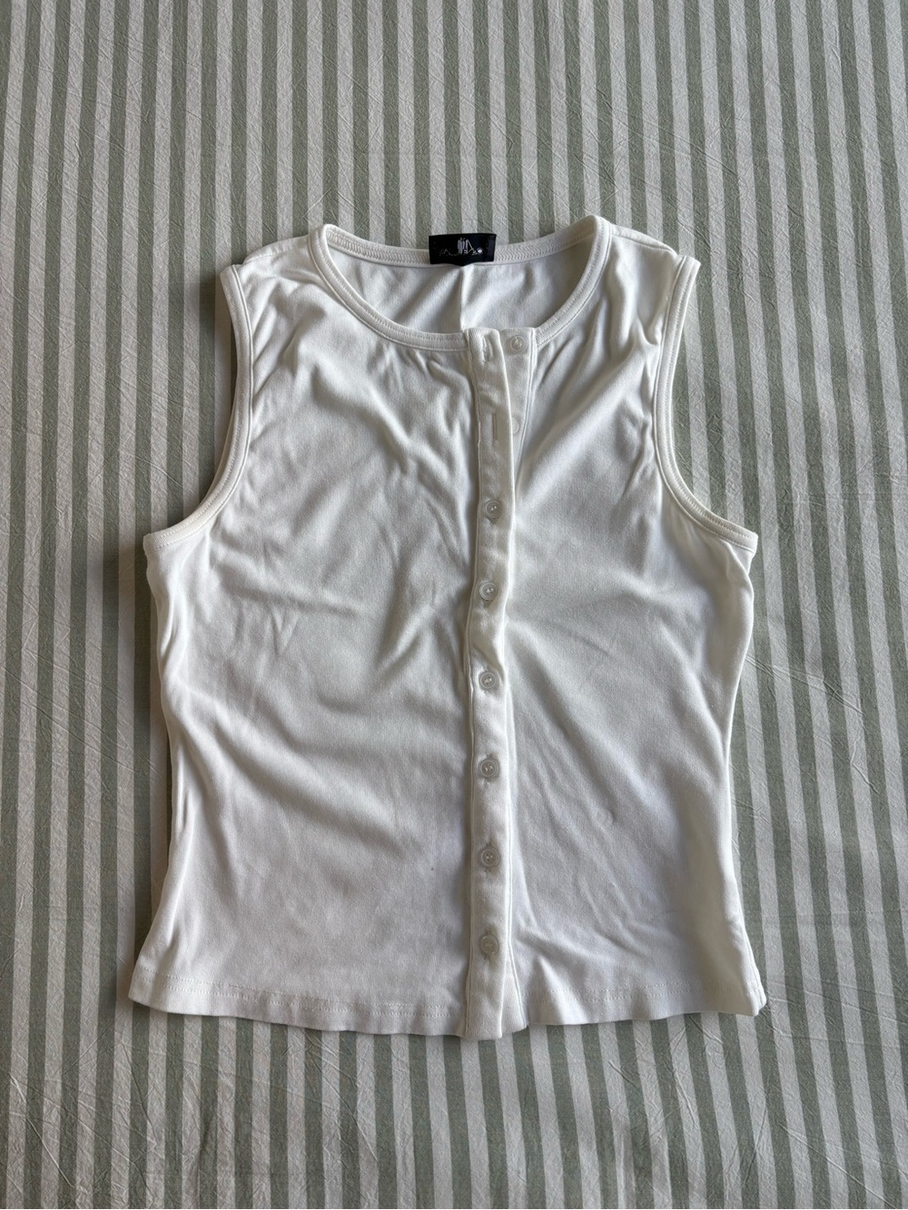 WhiteFox White Top with Buttons